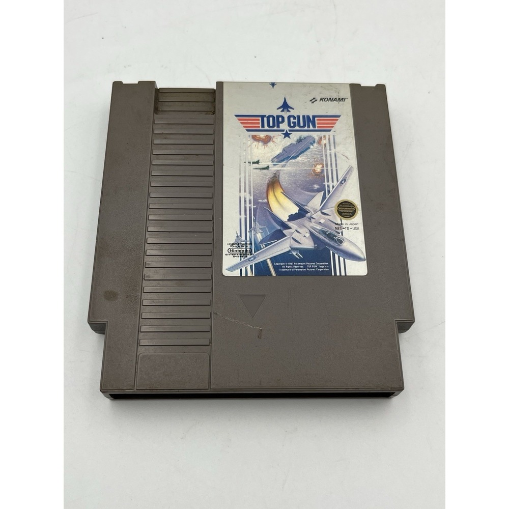 Top Gun (Nintendo Entertainment System, 1987) 3 Screw Cart TESTED/WORKING